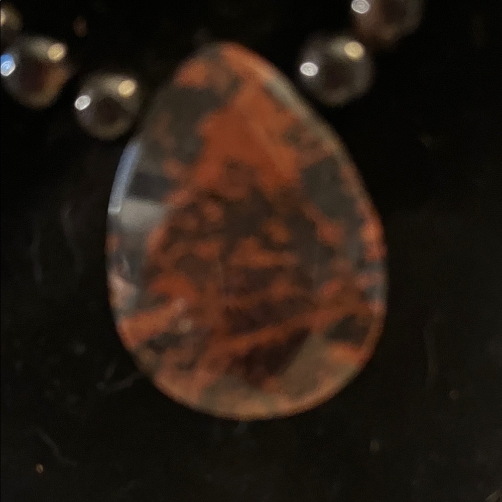 3/$20 Hand Crafted Agate Beaded Necklace - Picture 3 of 4